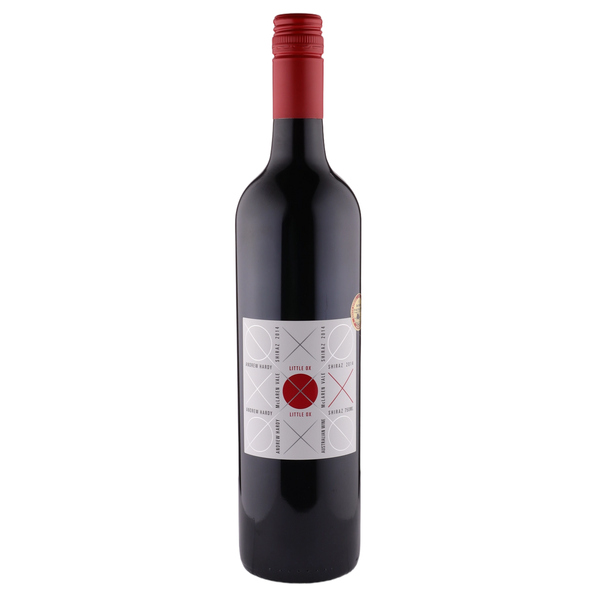 A bottle of Ox Hardy Little Ox Shiraz 2014 750ml Red Wine