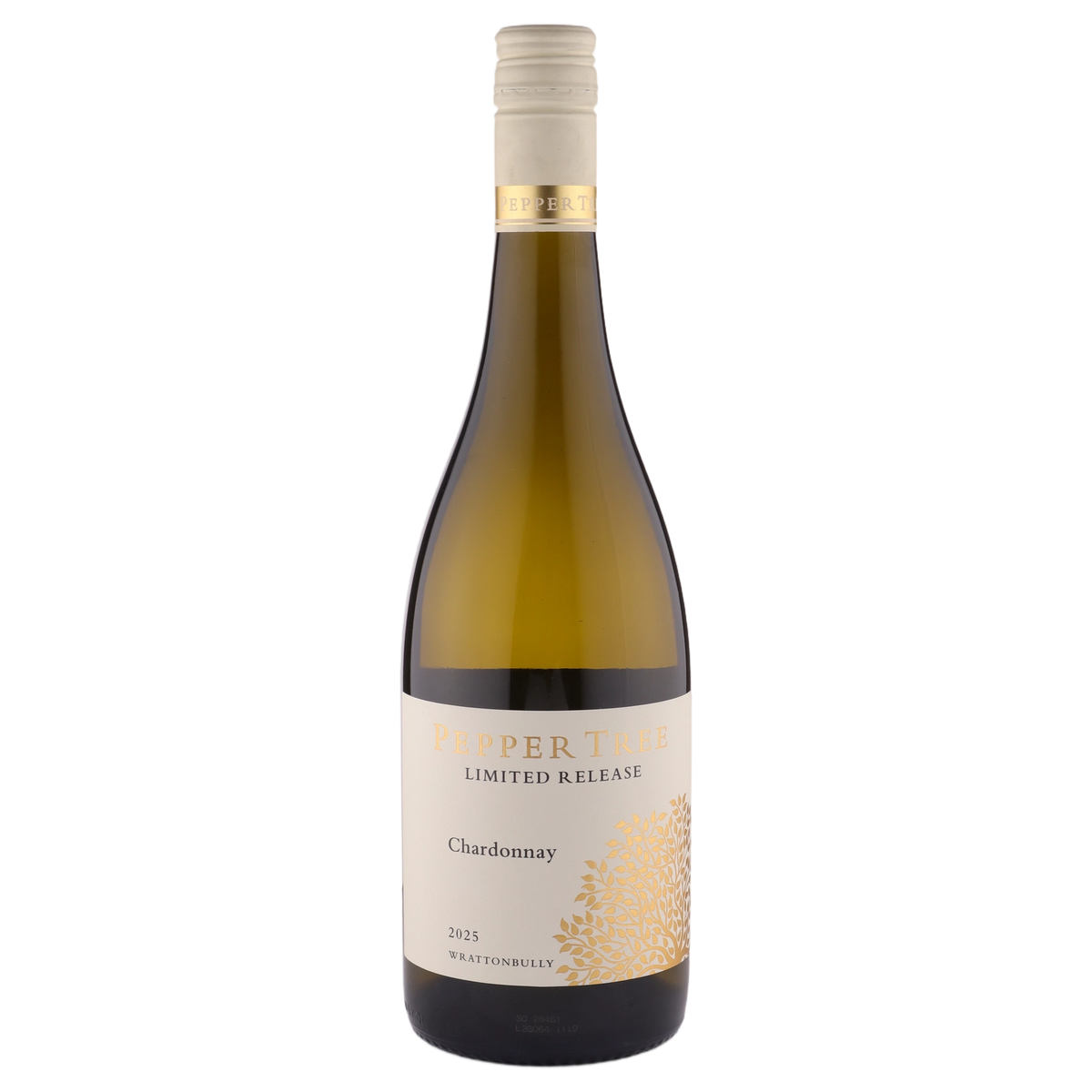 A bottle of Pepper Tree Limited Release Wrattonbully Chardonnay 2025 750ml White Wine