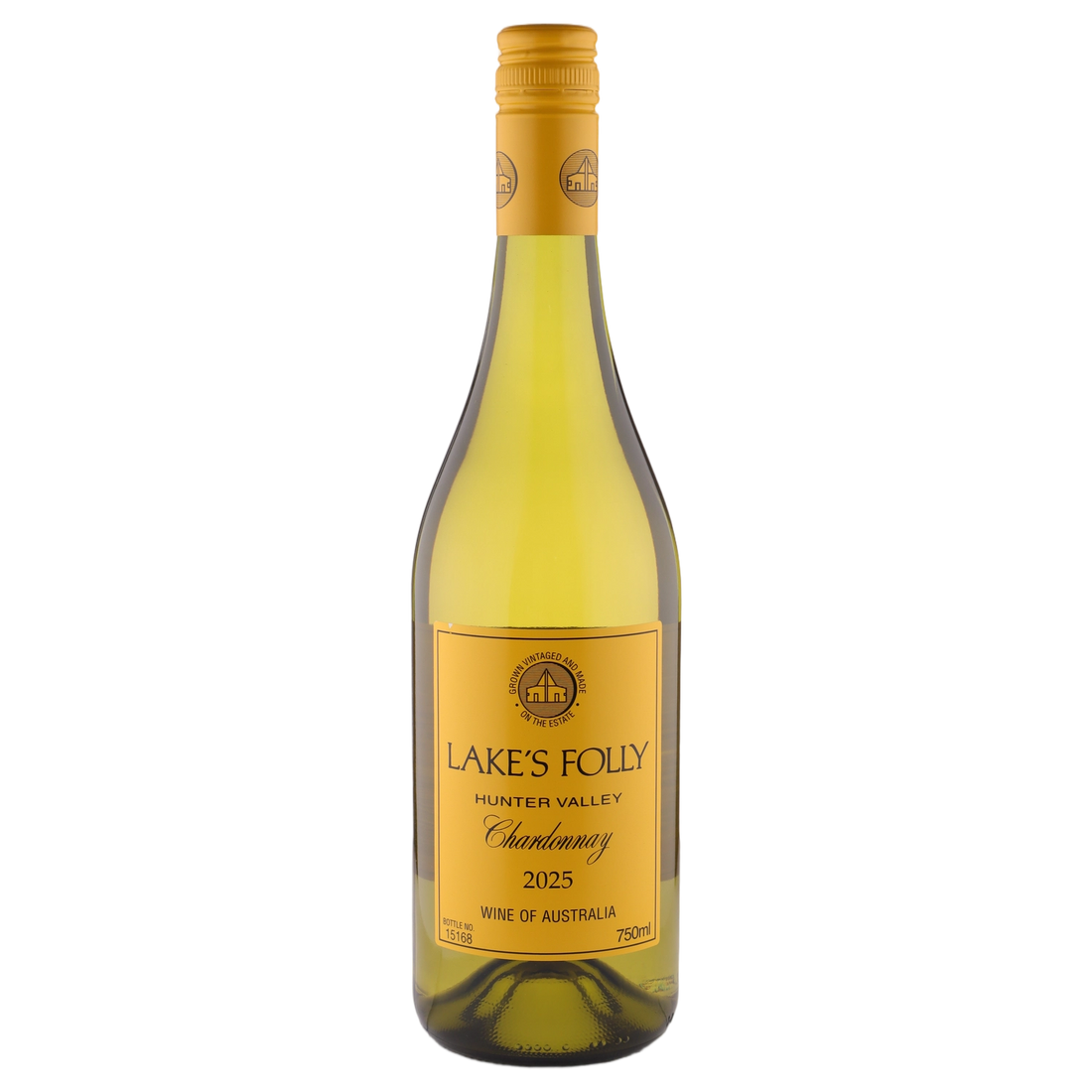 A bottle of Lakes Folly Chardonnay 2025 750ml White Wine