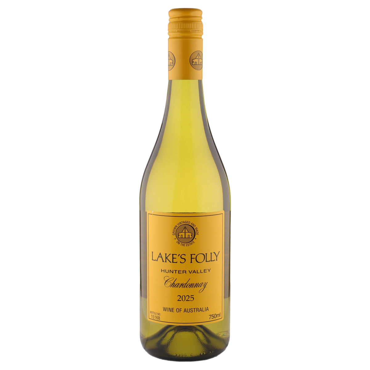 A bottle of Lakes Folly Chardonnay 2025 750ml White Wine