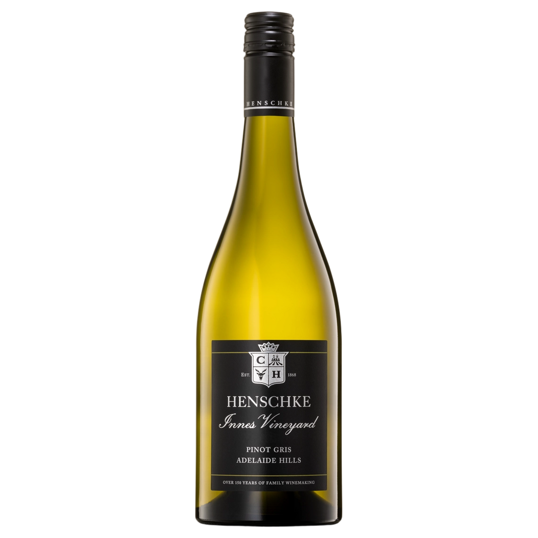 A bottle of Henschke Innes Vineyard Pinot Gris 2026 750ml White Wine