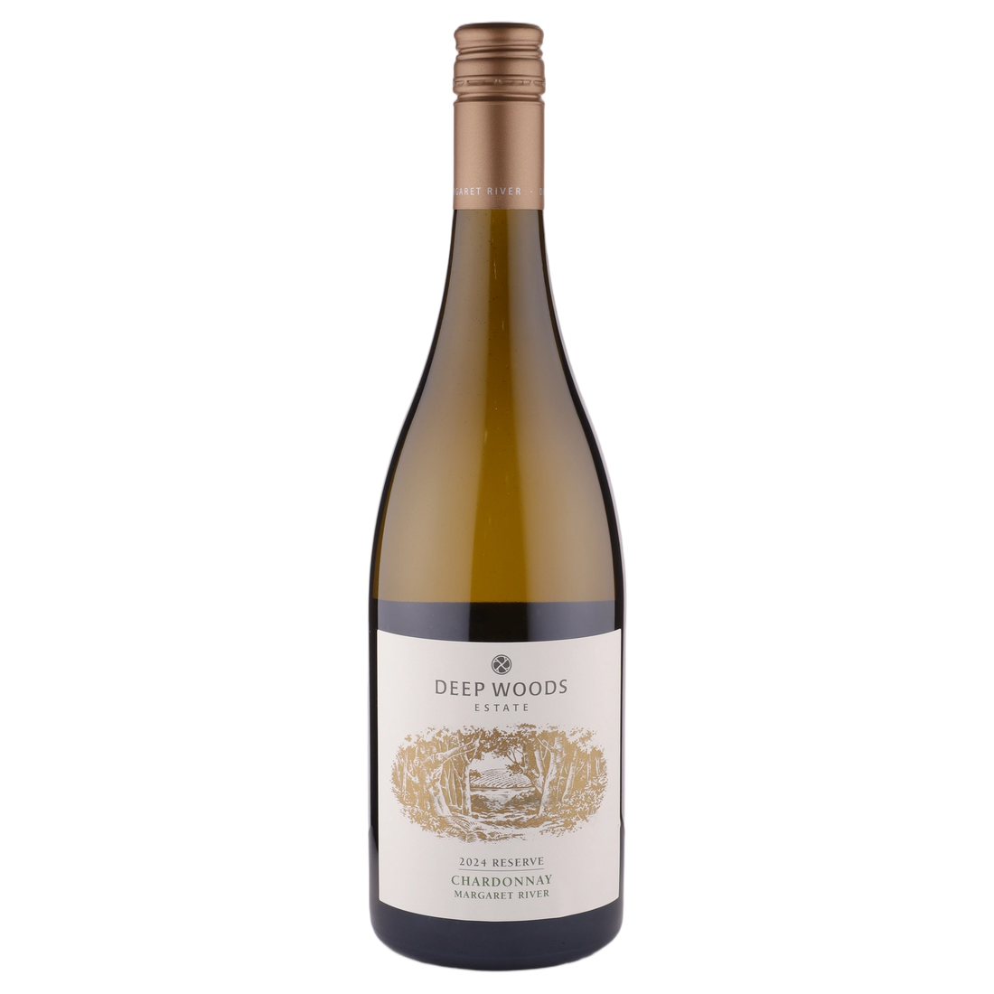 A bottle of Deep Woods Reserve Chardonnay 2024 750ml White Wine