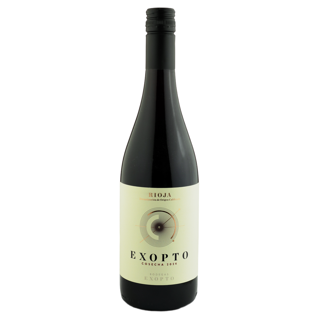 A bottle of Bodegas Exopto Rioja Exopto Tinto 2025 750ml Red Wine