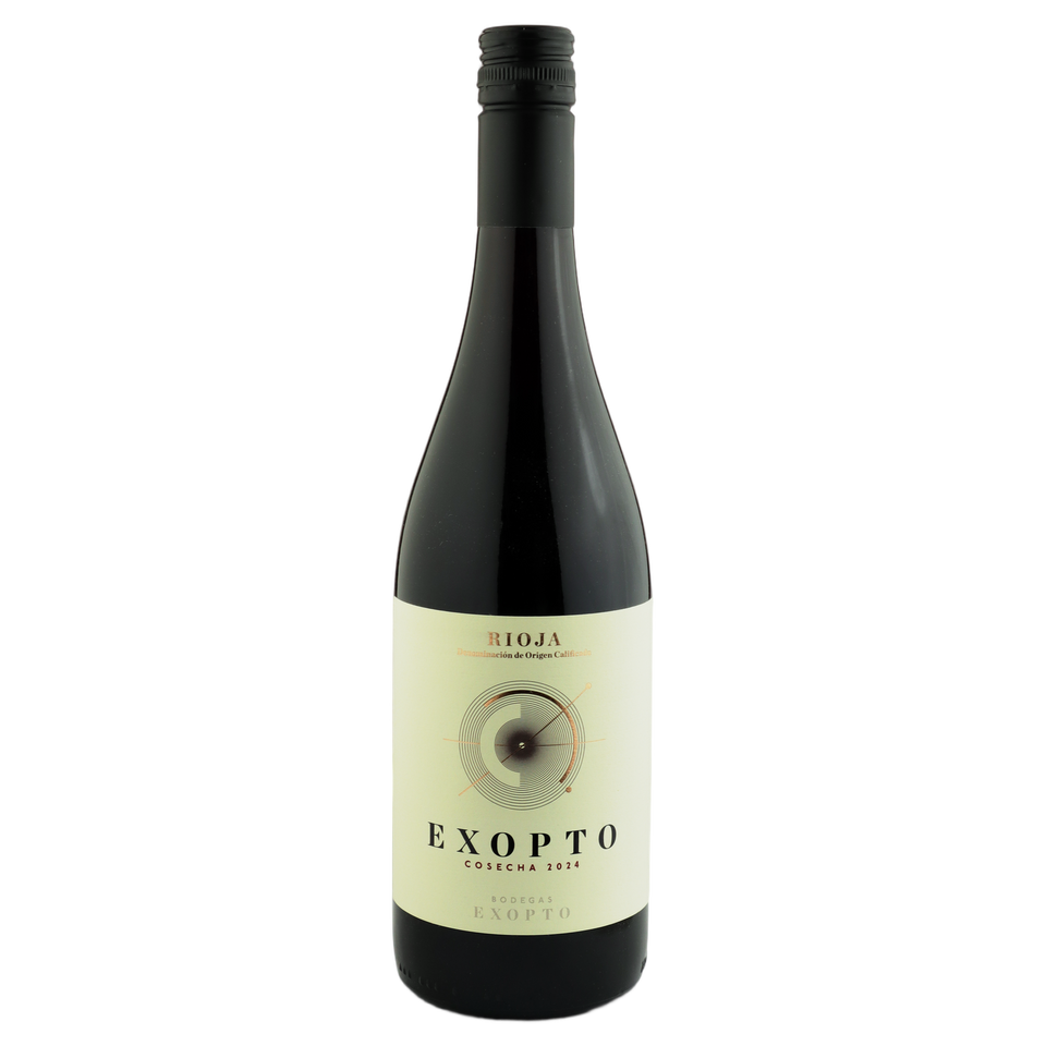 A bottle of Bodegas Exopto Rioja Exopto Tinto 2025 750ml Red Wine