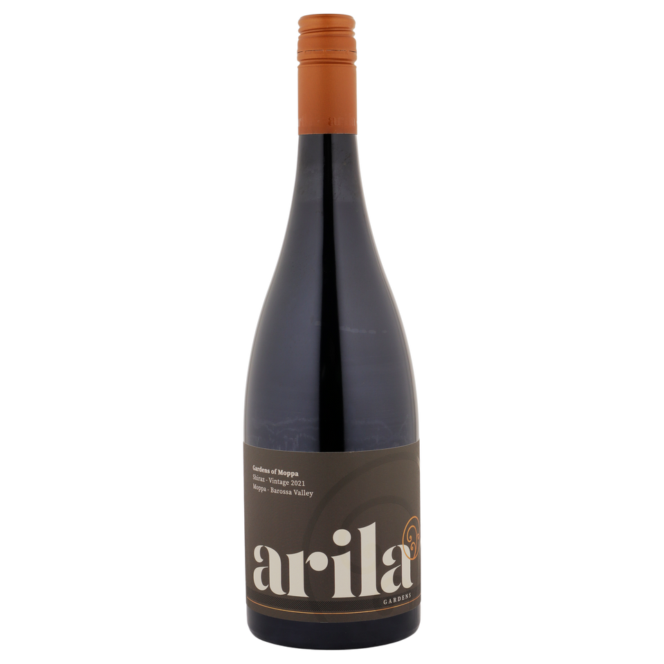 A bottle of Arila Gardens Moppa Shiraz 2023 750ml Red Wine