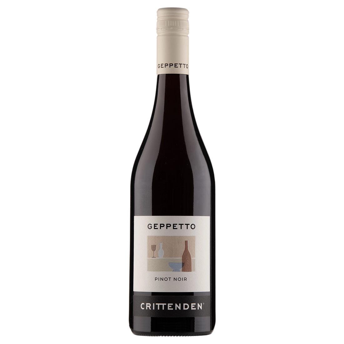 A bottle of Crittenden Geppetto Pinot Noir 2025 750ml Red Wine