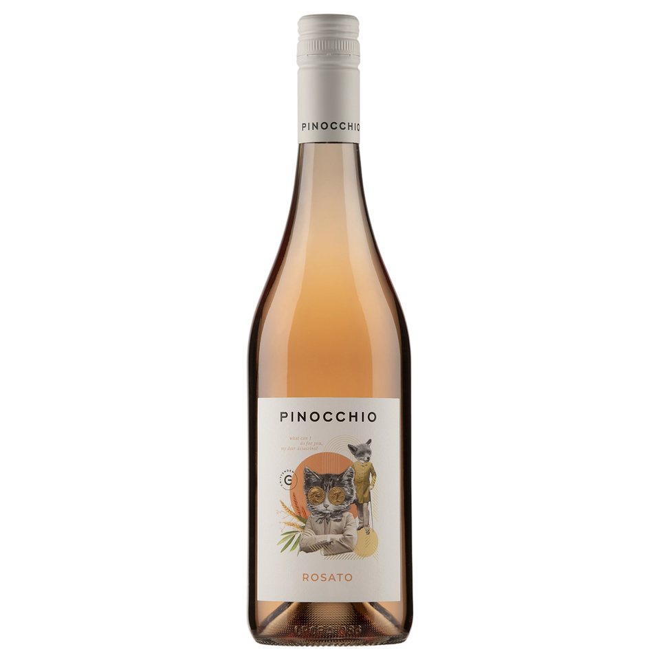 A bottle of Crittenden Pinocchio Rosato 2023 750ml Rose Wine
