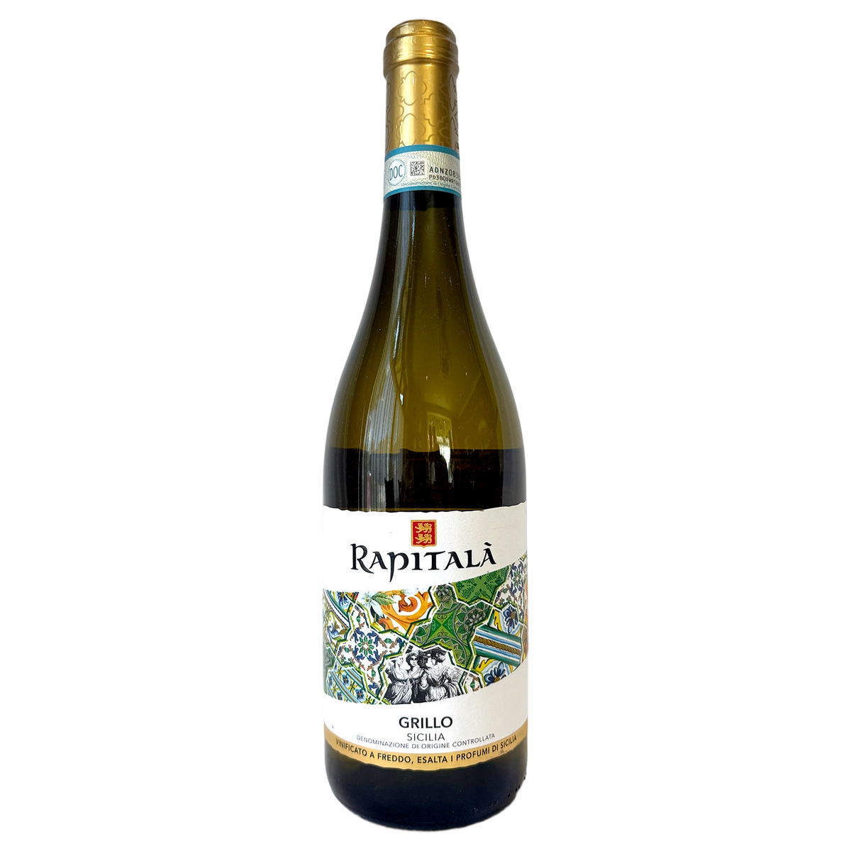 A bottle of Tenuta Rapitala Sicilia Biological Grillo 2024 750ml White Wine