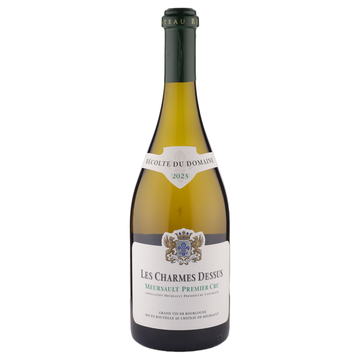 A bottle of Chateau de Meursault- Meursault Charmes Dessus 1er Cru 2023 750ml White Wine
