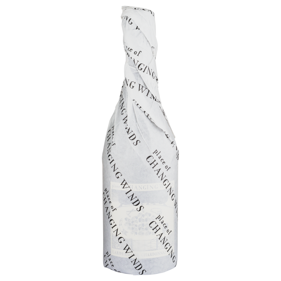 A bottle of Place of Changing Winds Larderdark Chardonnay 2024 750ml White Wine