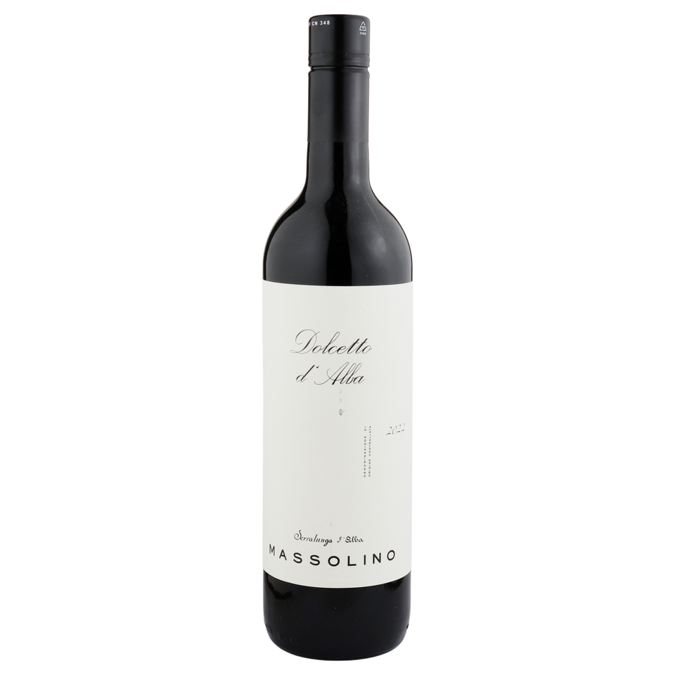 A bottle of Massolino Dolcetto d'Alba 2025 750ml Red Wine