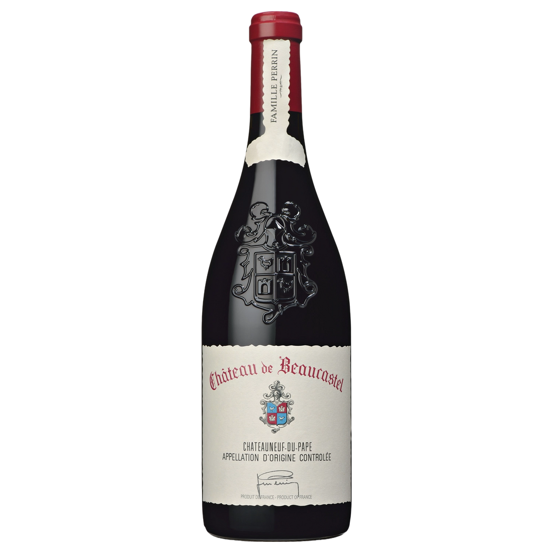 A bottle of Château de Beaucastel Châteauneuf du Pape Rouge 2022 750ml Red Wine