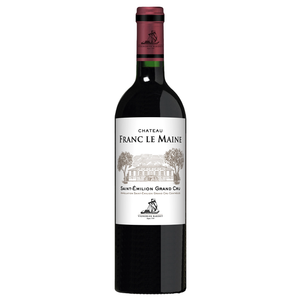 A bottle of Chateau Franc Le Maine Saint Emilion Grand Cru 2016 750ml Red Wine