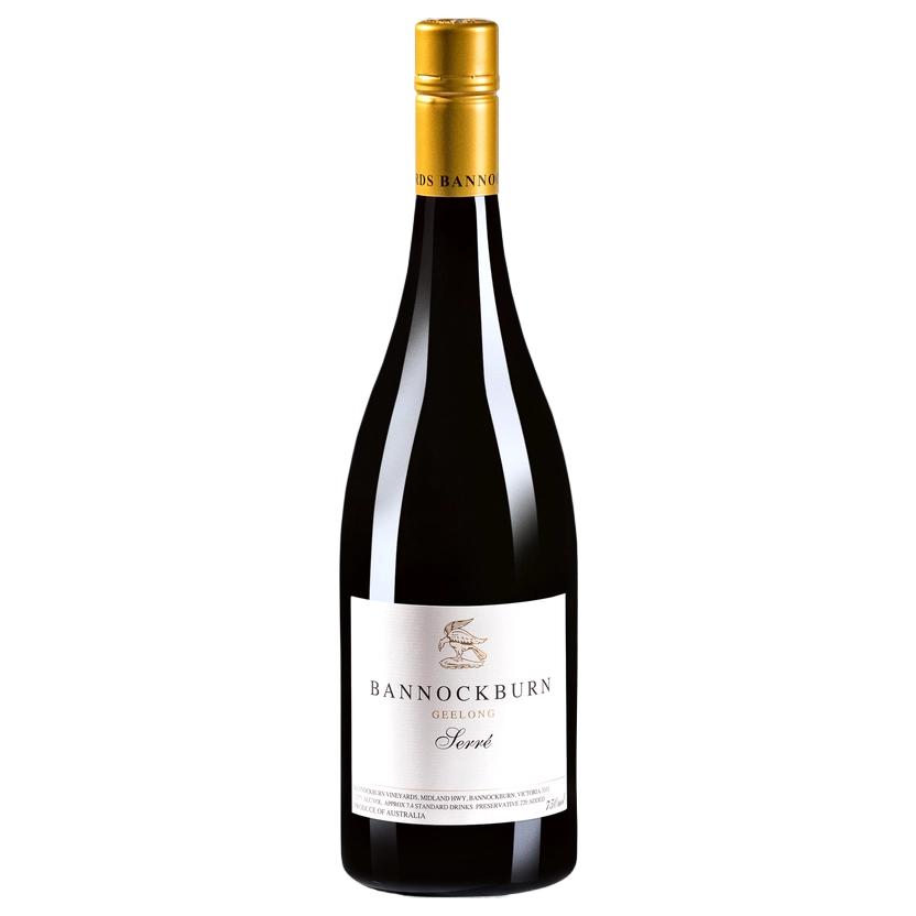 A bottle of Bannockburn Serré Pinot Noir 2025 750ml Red Wine