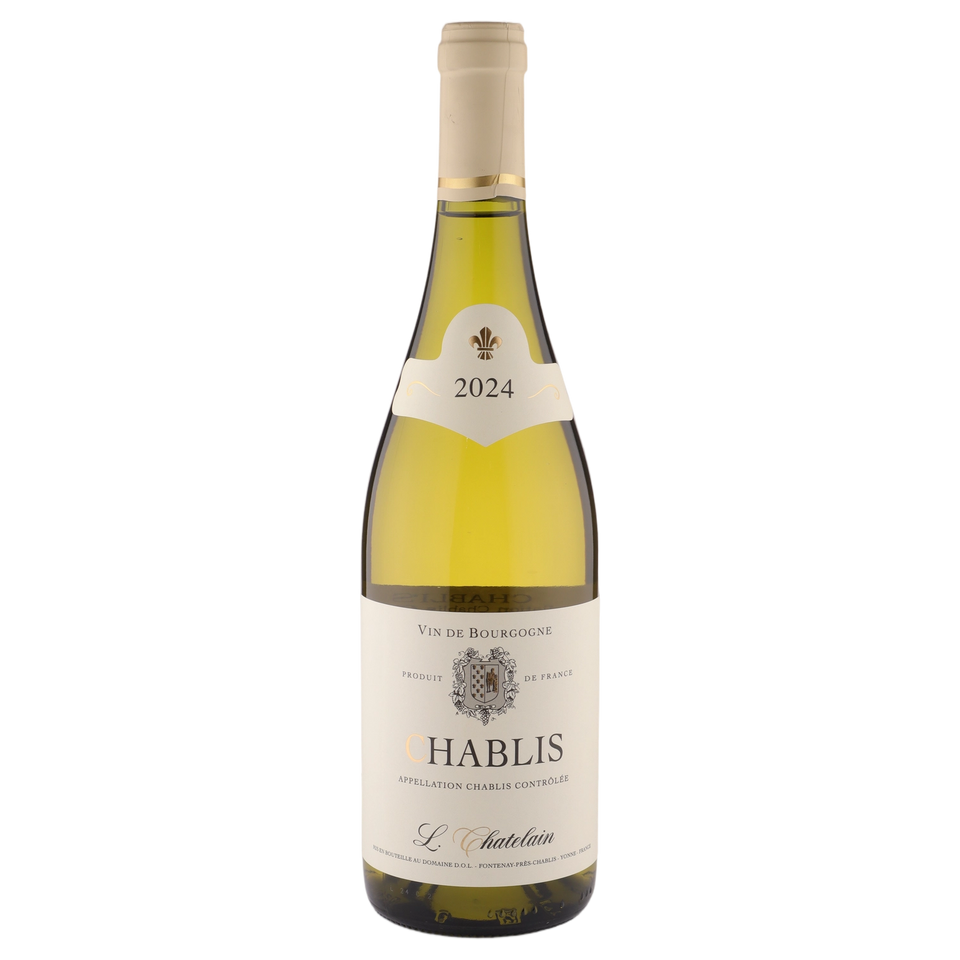 A bottle of Jaffelin Domaine Chatelain Chablis 2024 750ml White Wine