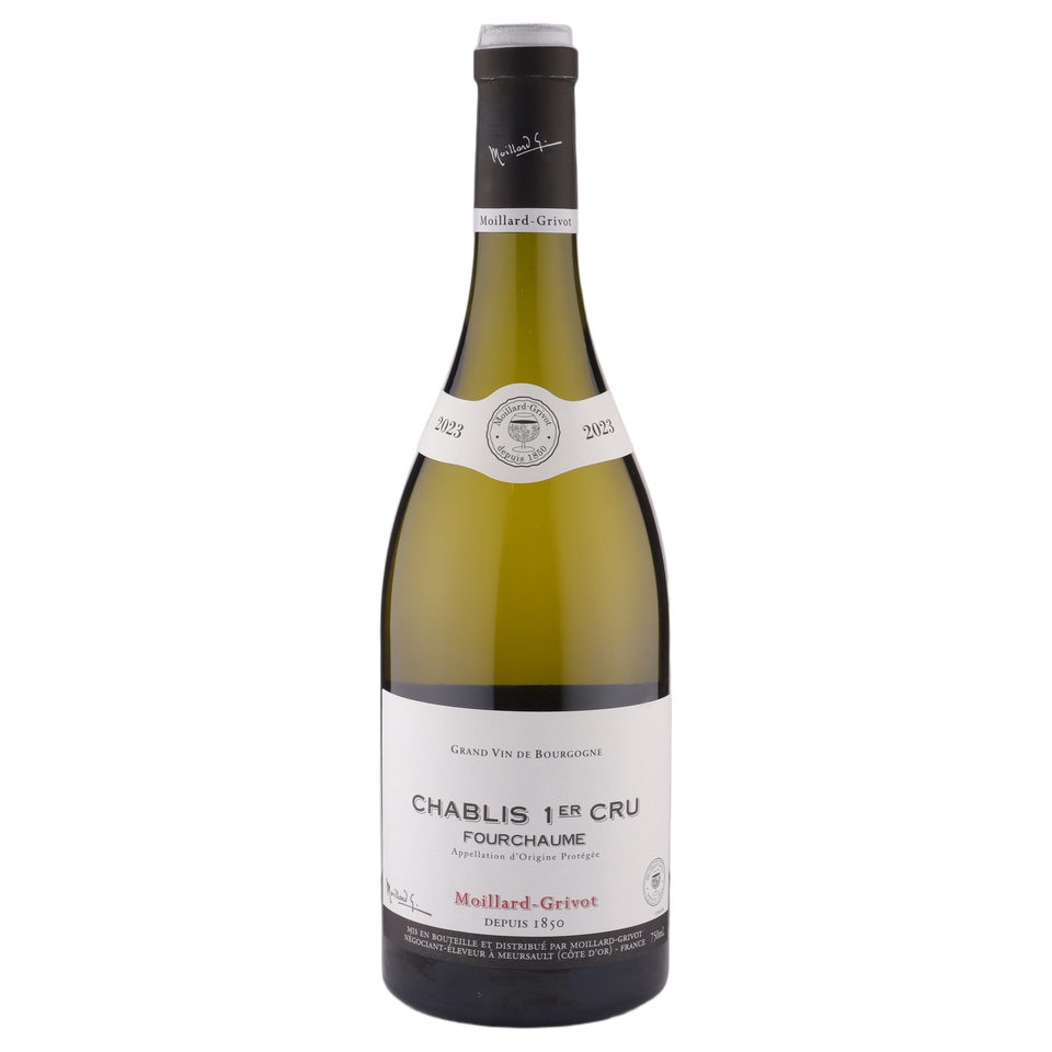 A bottle of Moillard Grivot Fourchaume 1er Chablis 2023 750ml White Wine
