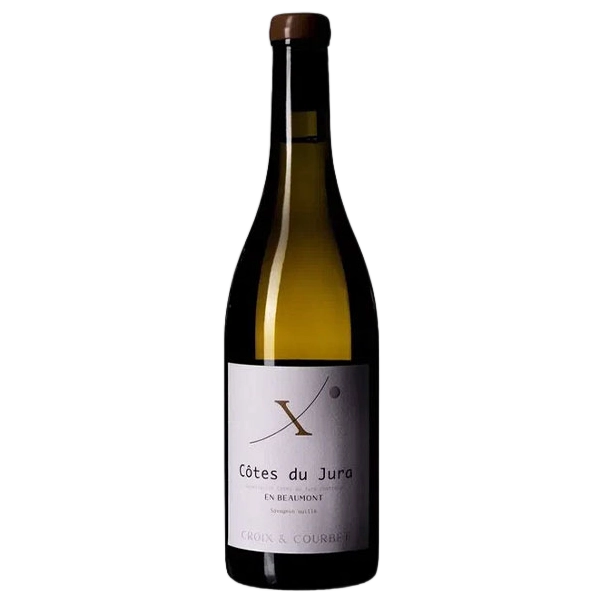 A bottle of Croix & Courbet Côtes du Jura En Beaumont Ouillé Savagnin 2023 750ml White Wine