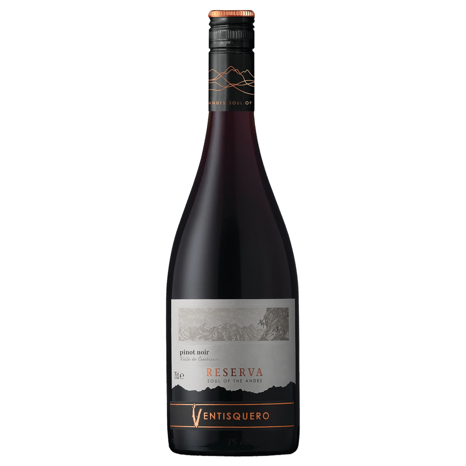 A bottle of Vina Ventisquero Reserva Pinot Noir 2024 750ml Red Wine