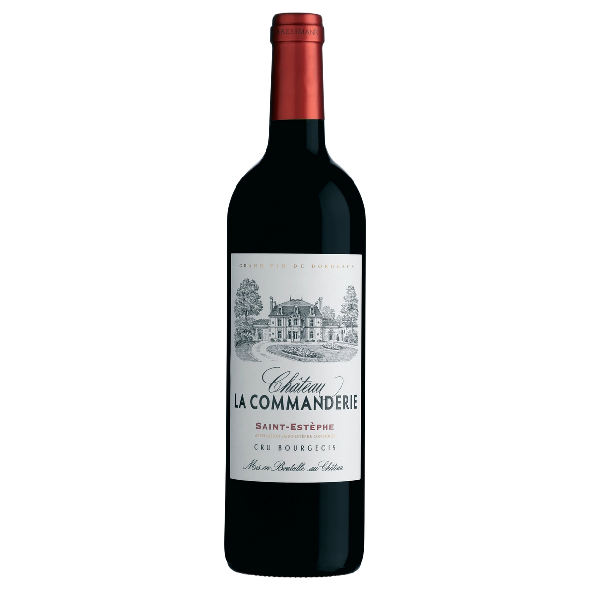 A bottle of Chateau La Commanderie 2020 750ml Red Wine