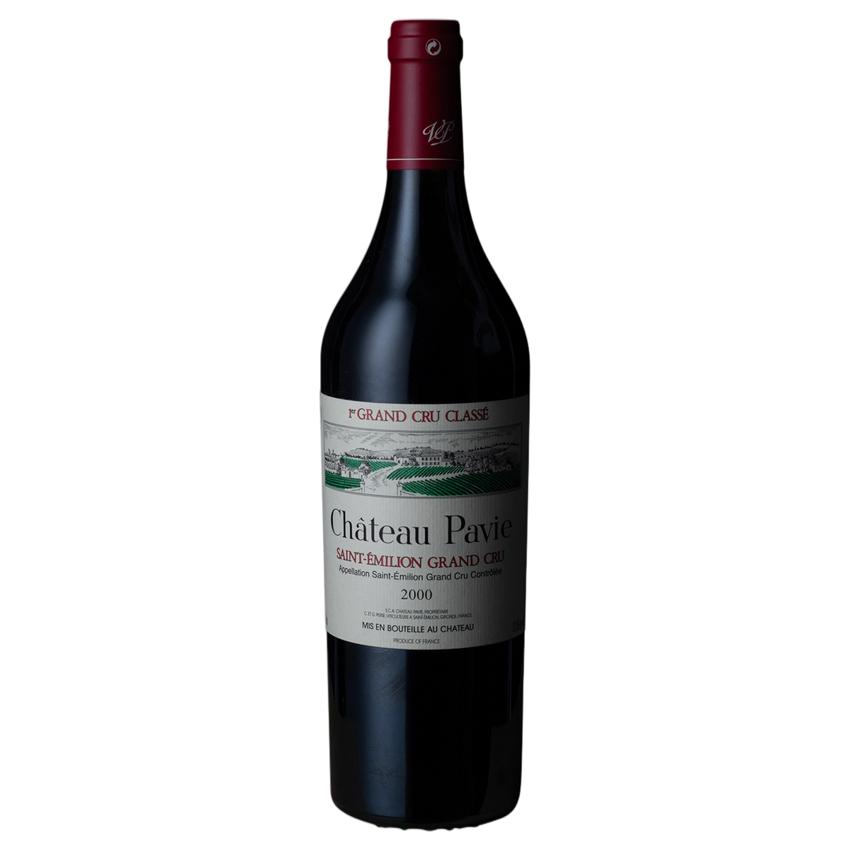 A bottle of Chateau Pavie 2000 5000ml Red Wine