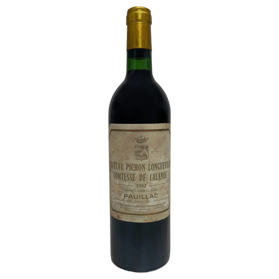 A bottle of Chateau Pichon C. De Lalande 1982 1500ml Red Wine