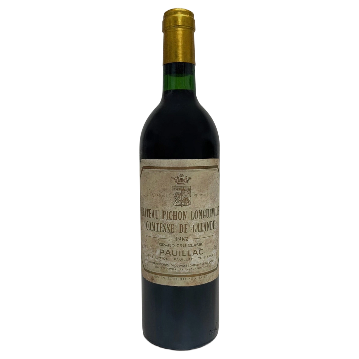 A bottle of Chateau Pichon C. De Lalande 1982 1500ml Red Wine
