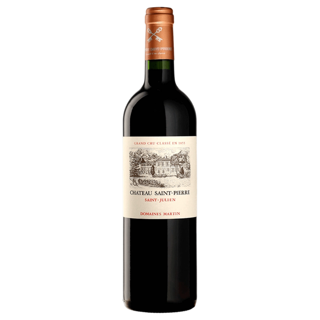 A bottle of Chateau Saint Pierre 2019 375ml Red Wine