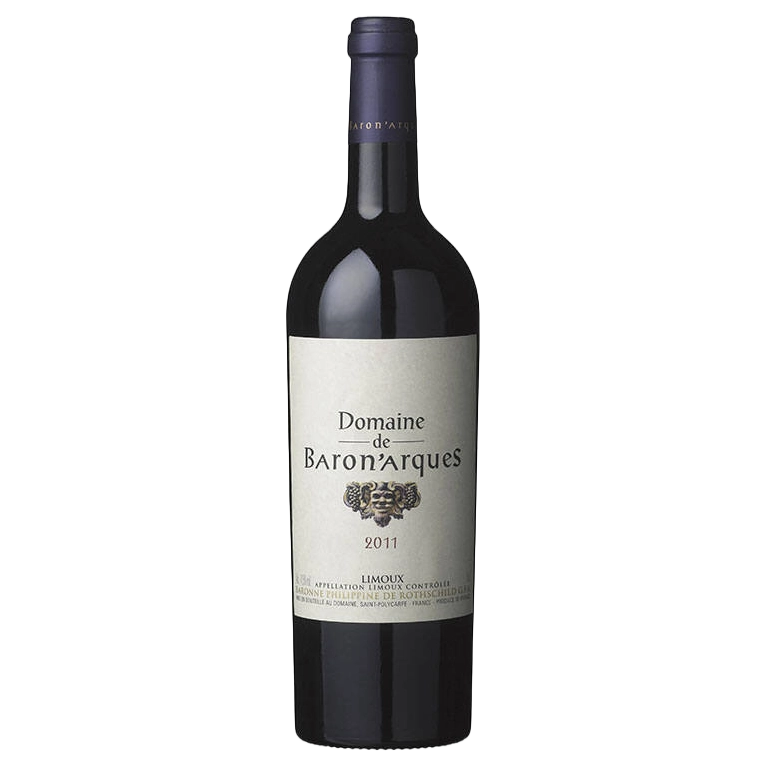 A bottle of Domaine De Baron'Arques Mouton Rothschild Estates Collection 2011 750ml Red Wine
