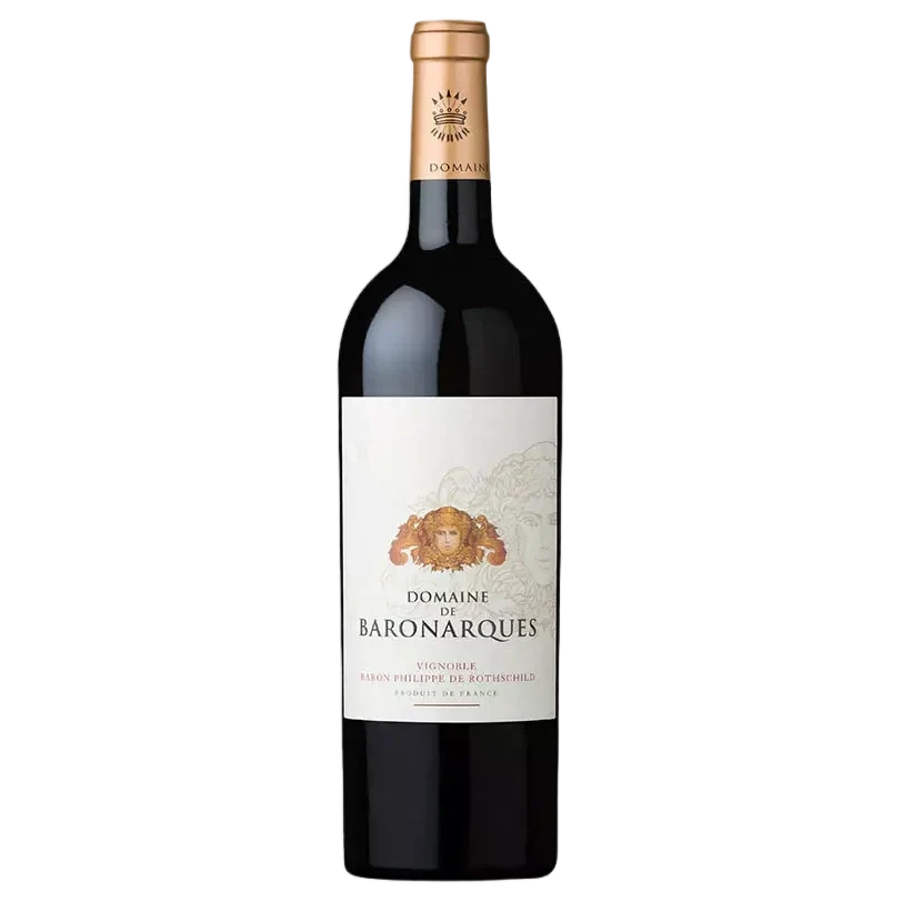 A bottle of Domaine De Baronarques Mouton Rothschild Estates Collection 2021 750ml Red Wine