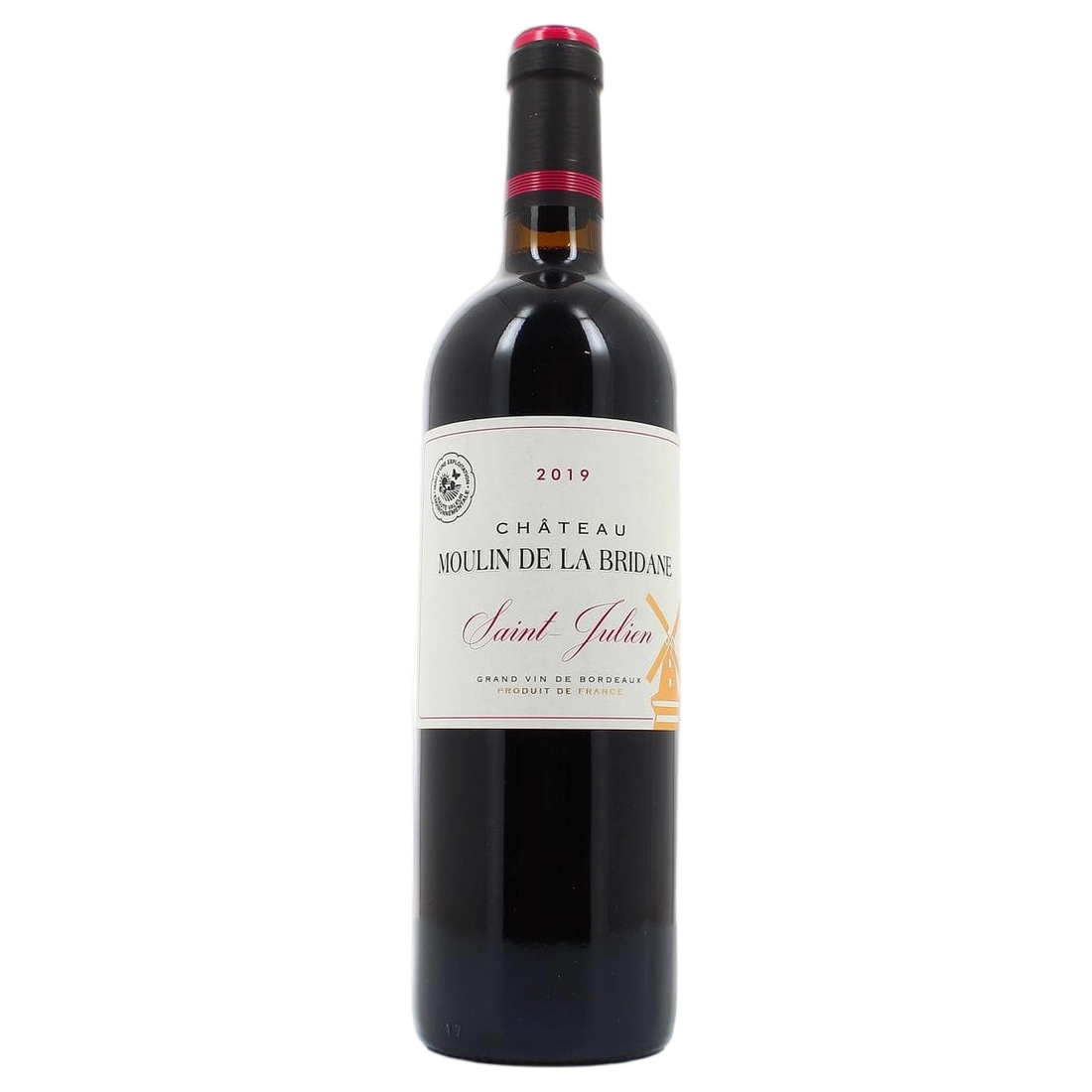 A bottle of Chateau Moulin De La Bridane 2019 750ml Red Wine
