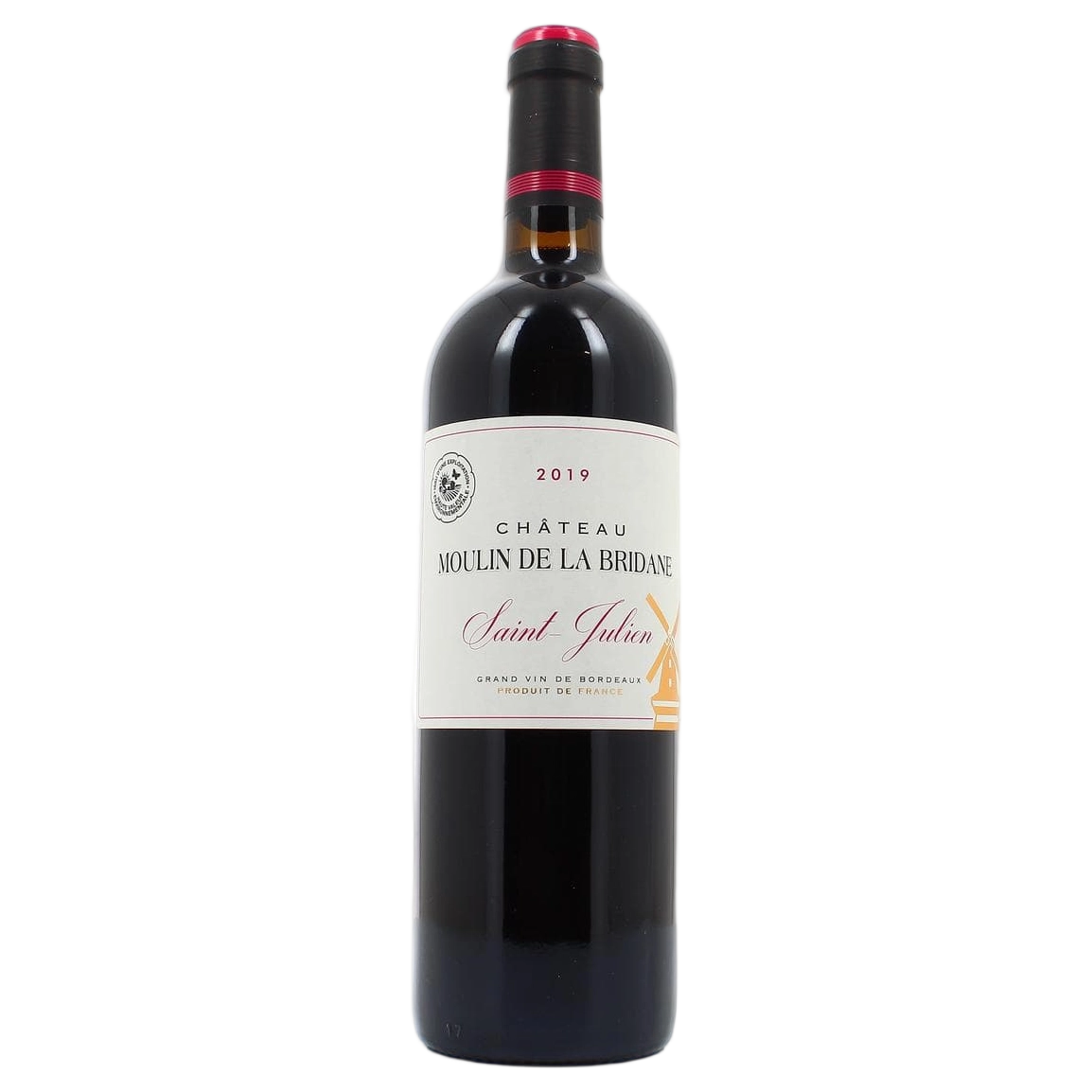 A bottle of Chateau Moulin De La Bridane 2019 750ml Red Wine