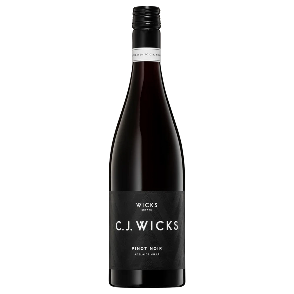 A bottle of C.J. Wicks Pinot Noir Adelaide Hills 2024 750ml Red Wine