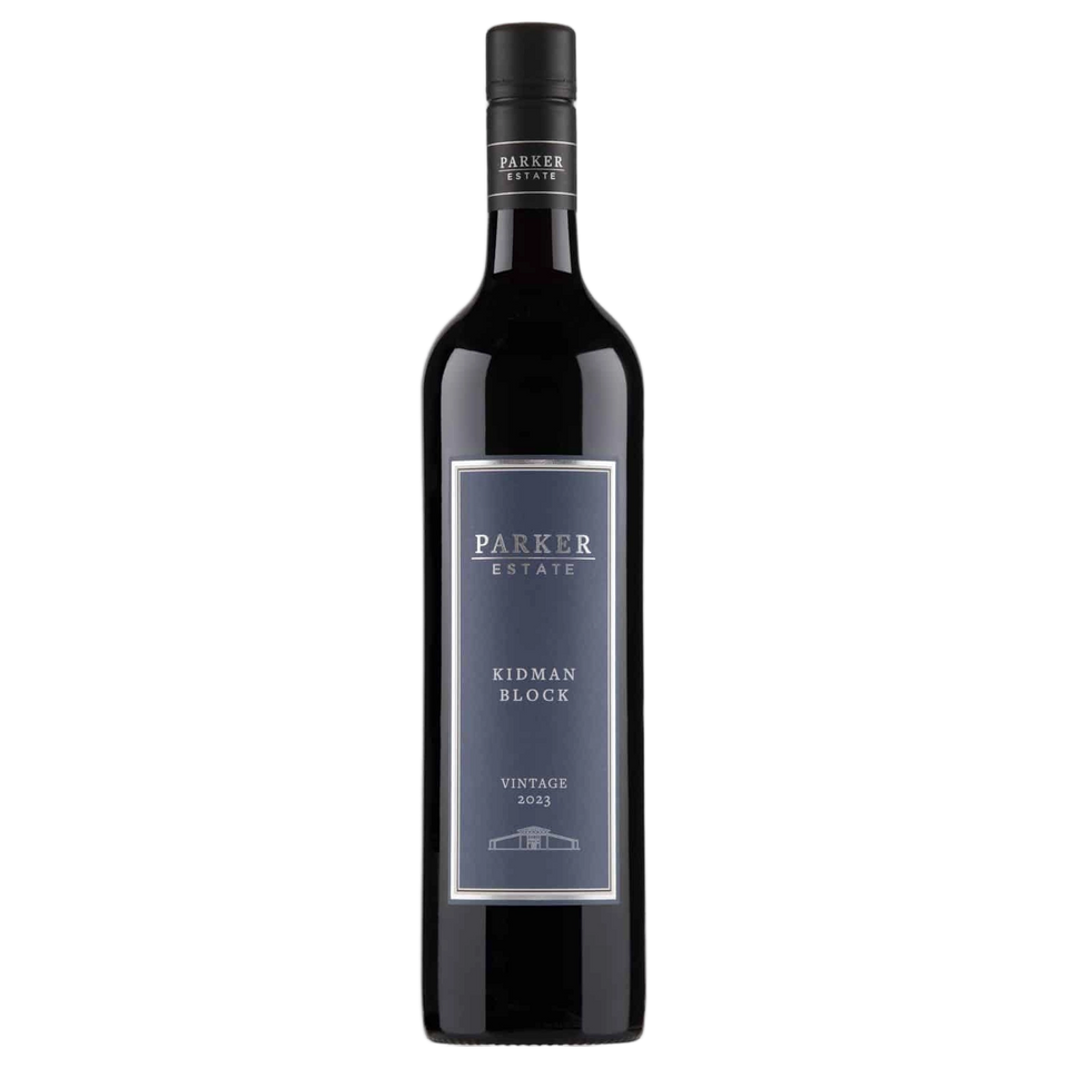 A bottle of Parker Estate Kidman Block Shiraz 2023 750ml Red Wine