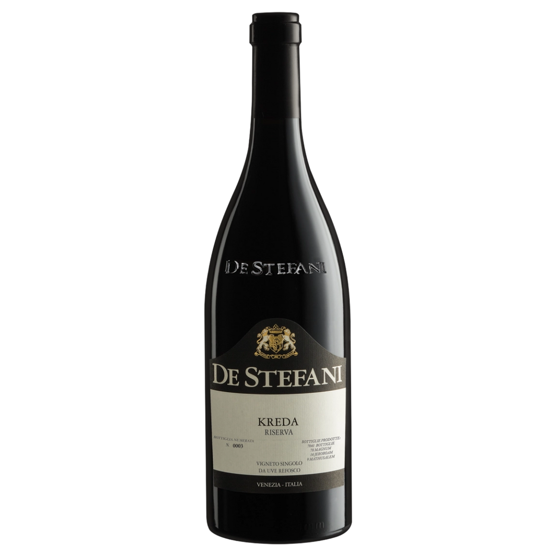 A bottle of De Stefani Kreda Grand Cru 2021 750ml Red Wine