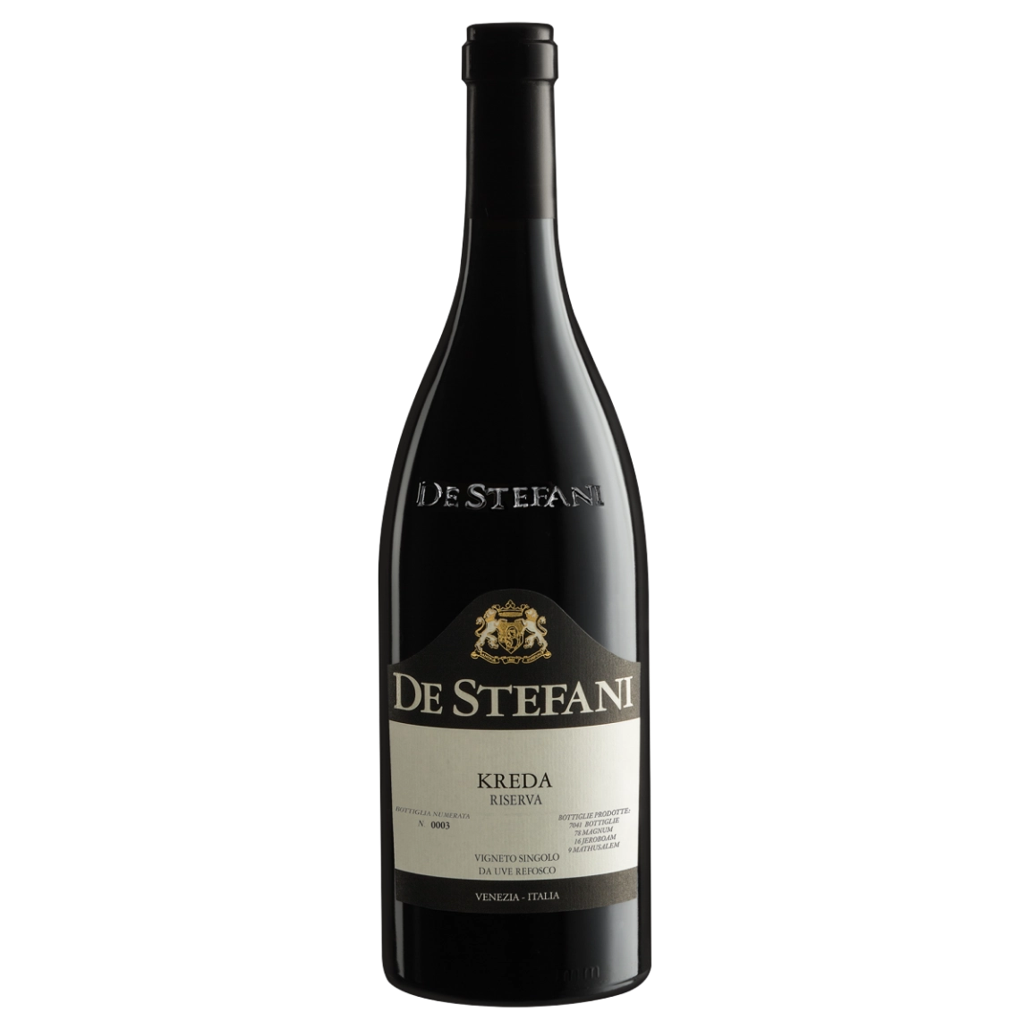 A bottle of De Stefani Kreda Grand Cru 2021 750ml Red Wine