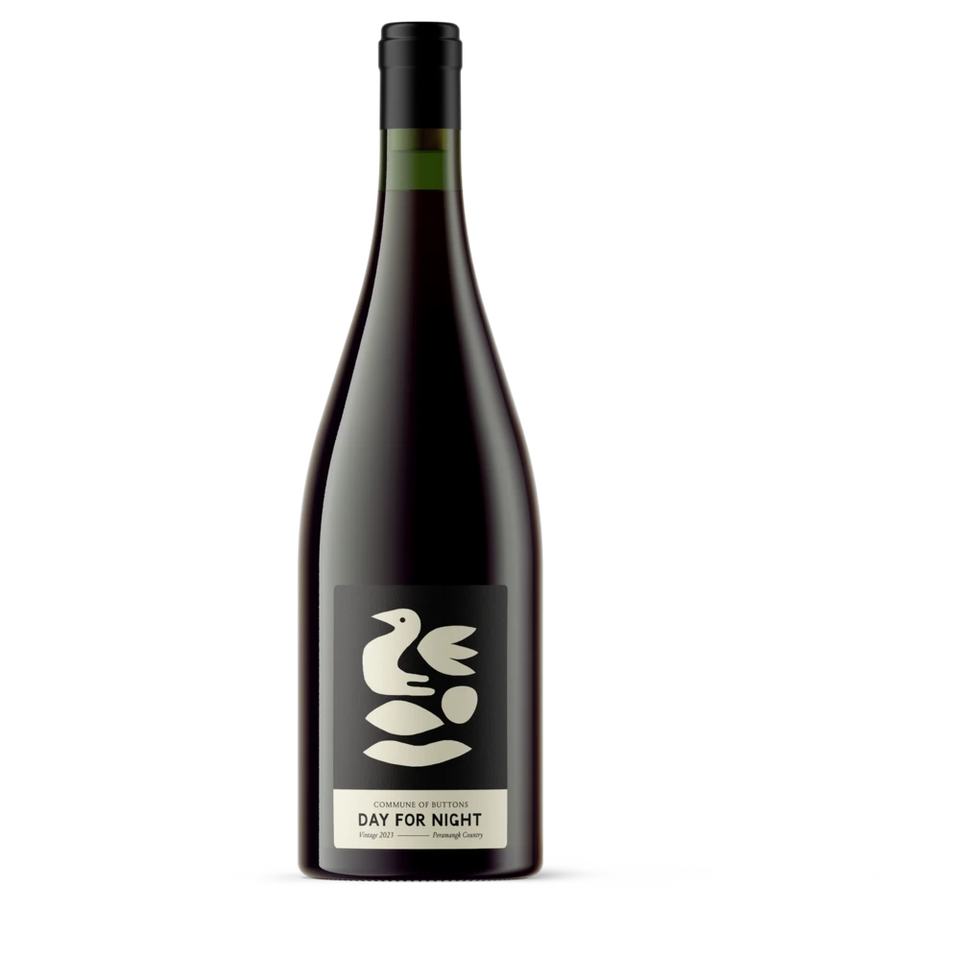 A bottle of Commune of Buttons Day For Night 2025 750ml Rose Wine