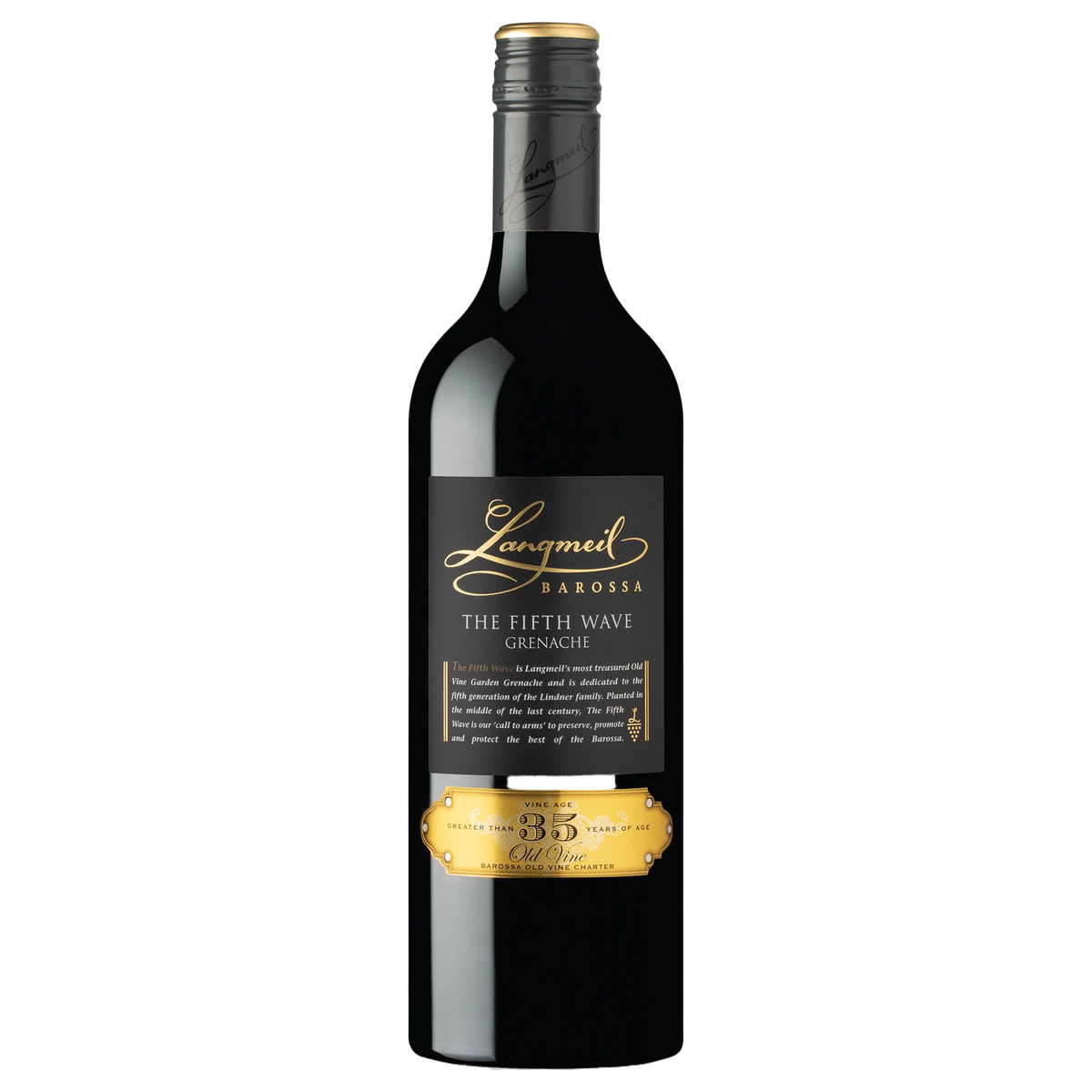 A bottle of Langmeil The Fifth Wave Grenache 2024 750ml Red Wine