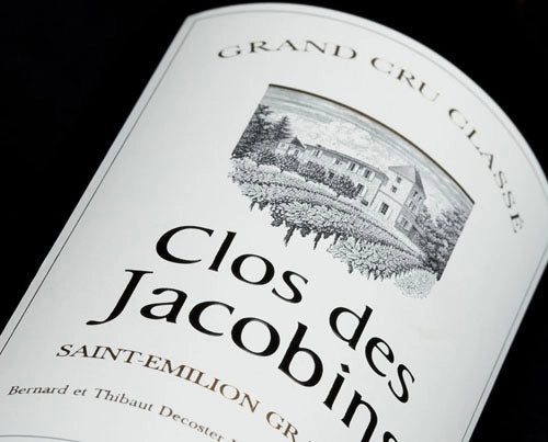 A bottle of Clos des Jacobins (BIO ORGANIC) 2019 750ml Red Wine