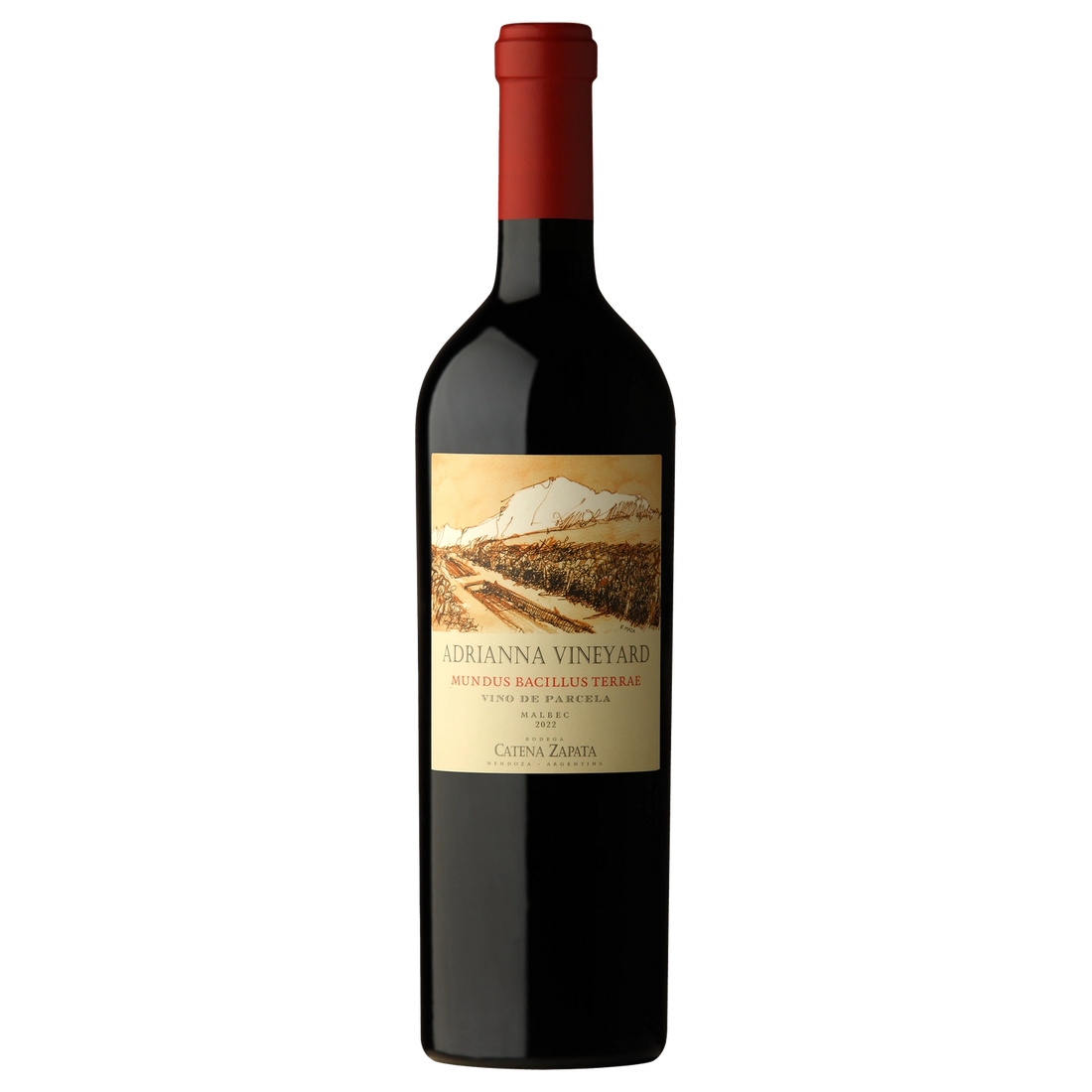 A bottle of Mundus Bacillus Terrae 2018 750ml Red Wine