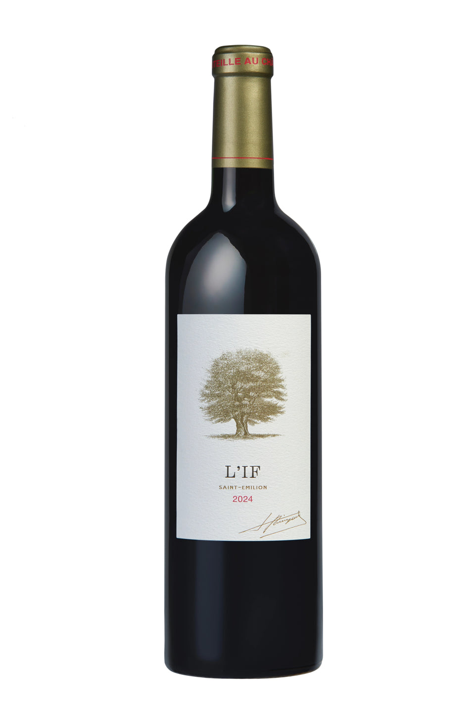 A bottle of L'If 2021 750ml Red Wine