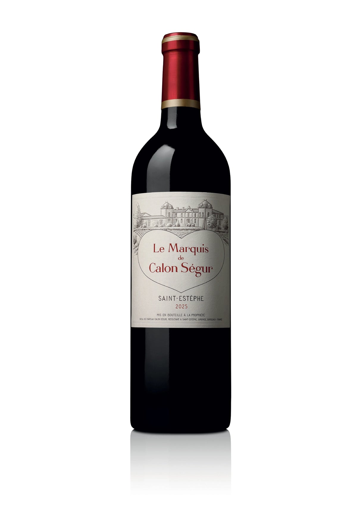 A bottle of Marquis de Calon Ségur 2021 750ml Red Wine