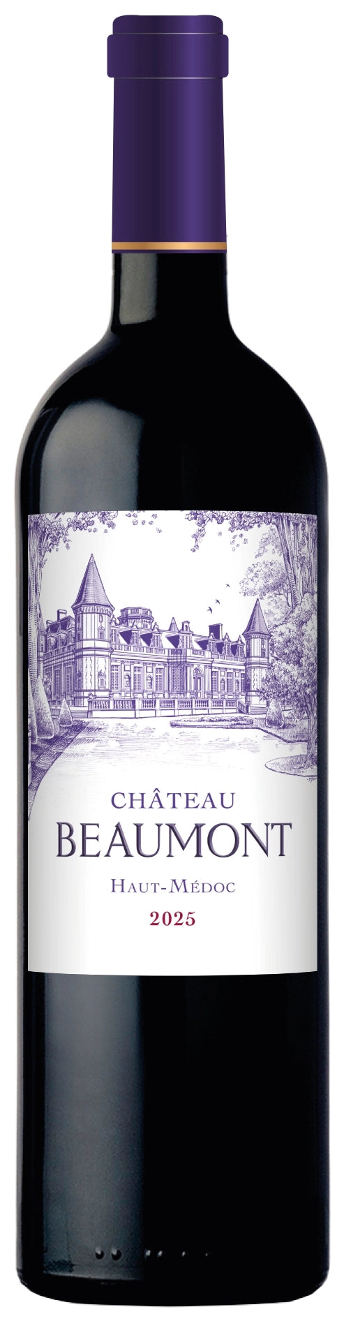 A bottle of Beaumont 2022 750ml Red Wine