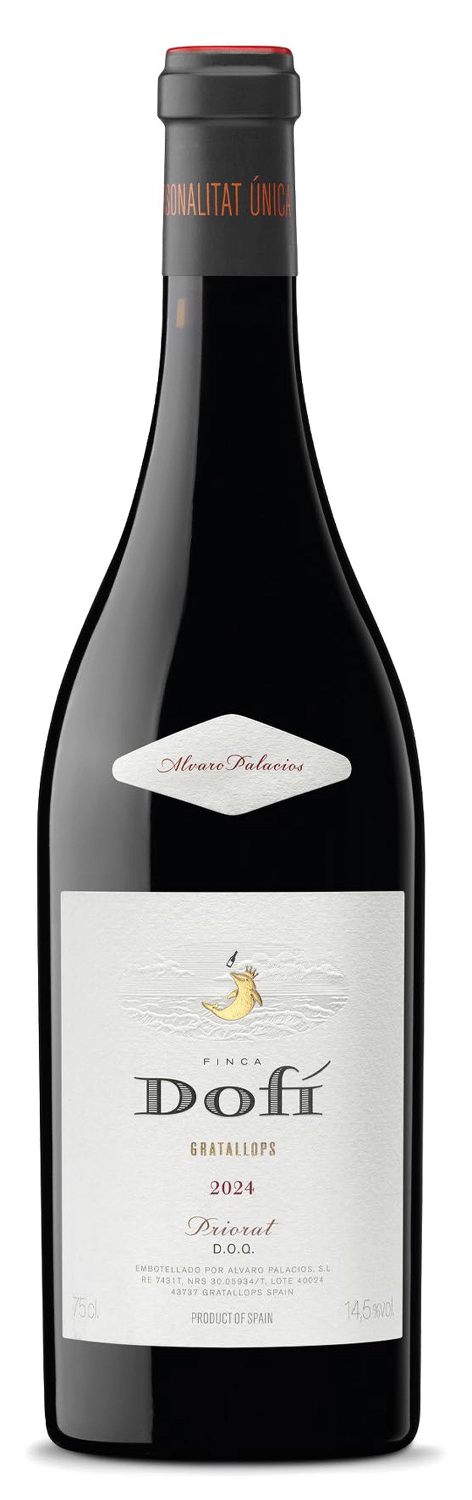 A bottle of A. Palacios Finca Dofi 2022 750ml Red Wine