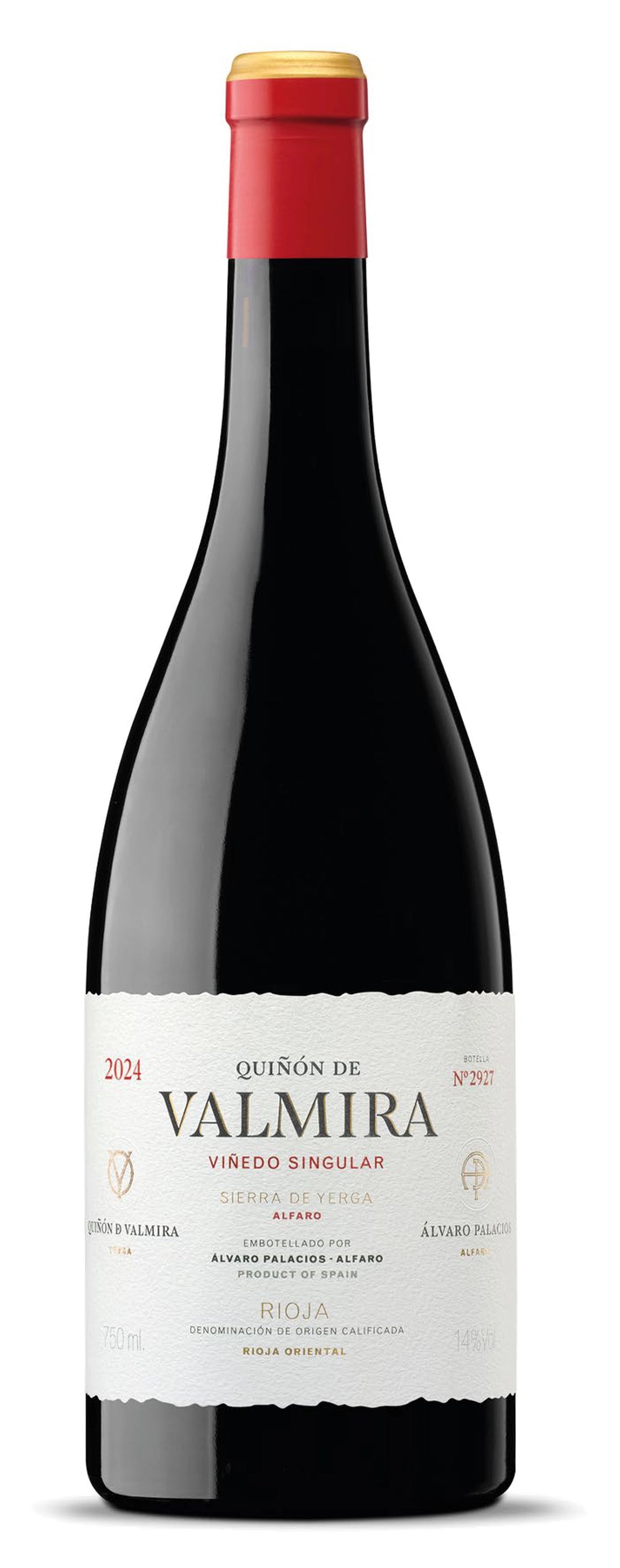 A bottle of A. Palacios Quinon De Valmira 2022 750ml Red Wine