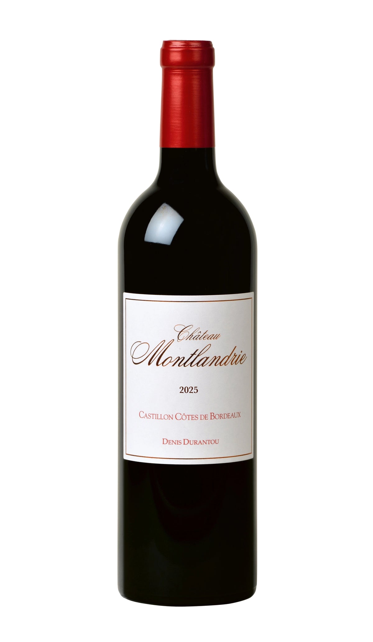A bottle of Montlandrie 2022 750ml Red Wine