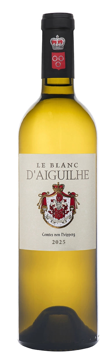 A bottle of Blanc d'Aiguilhe 2022 750ml White Wine
