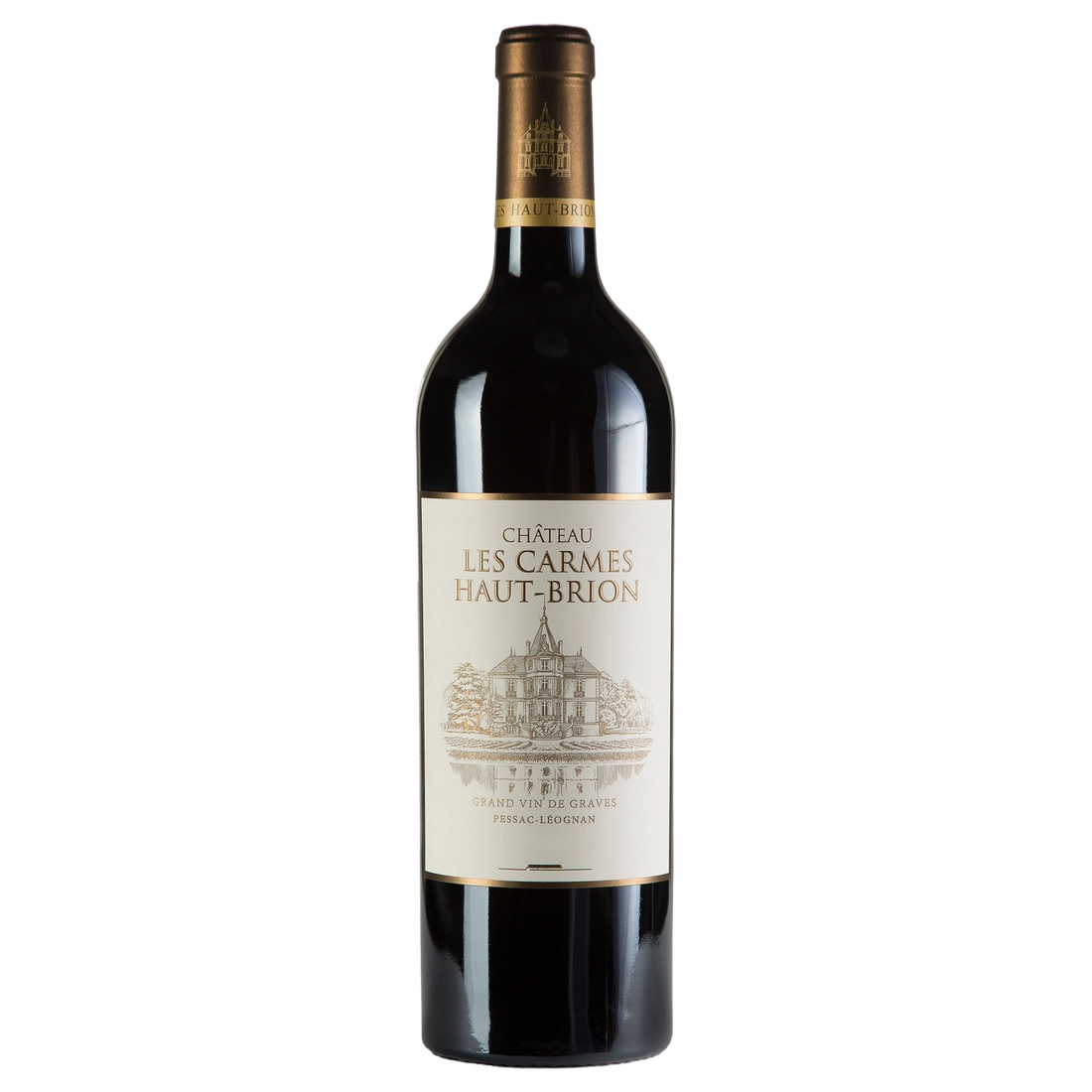A bottle of Château les Carmes-Haut-Brion 2017 2250ml Red Wine