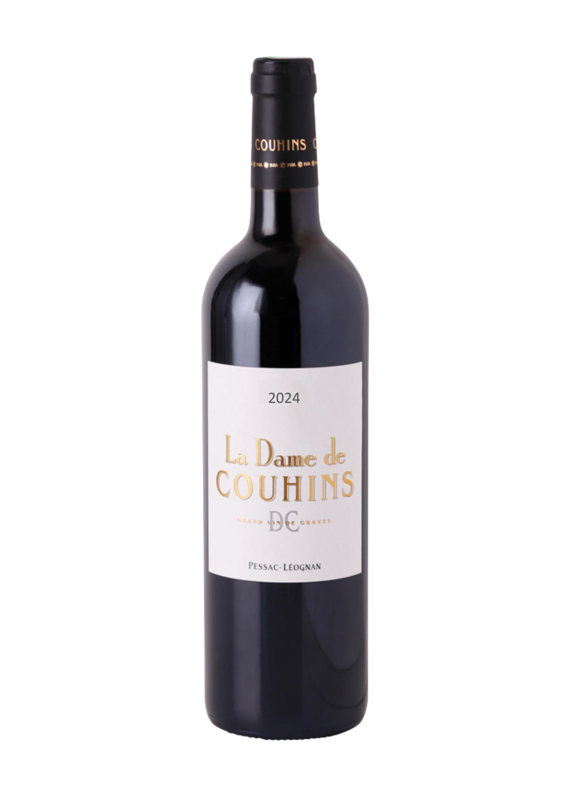 A bottle of Dame de Couhins Rouge (BIO ORGANIC) 2022 750ml Red Wine