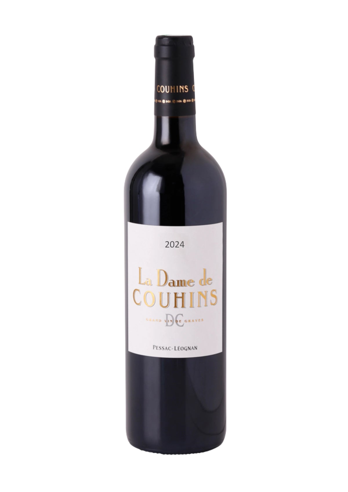 A bottle of Dame de Couhins Rouge (BIO ORGANIC) 2022 750ml Red Wine