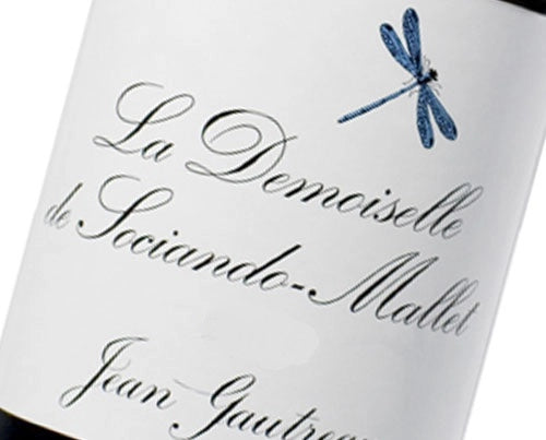 A bottle of Demoiselle de Sociando Mallet 2020 1500ml Red Wine